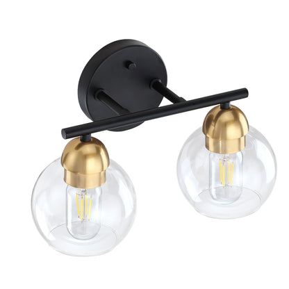2-Light Vintage Bathroom Vanity Light Fixtures