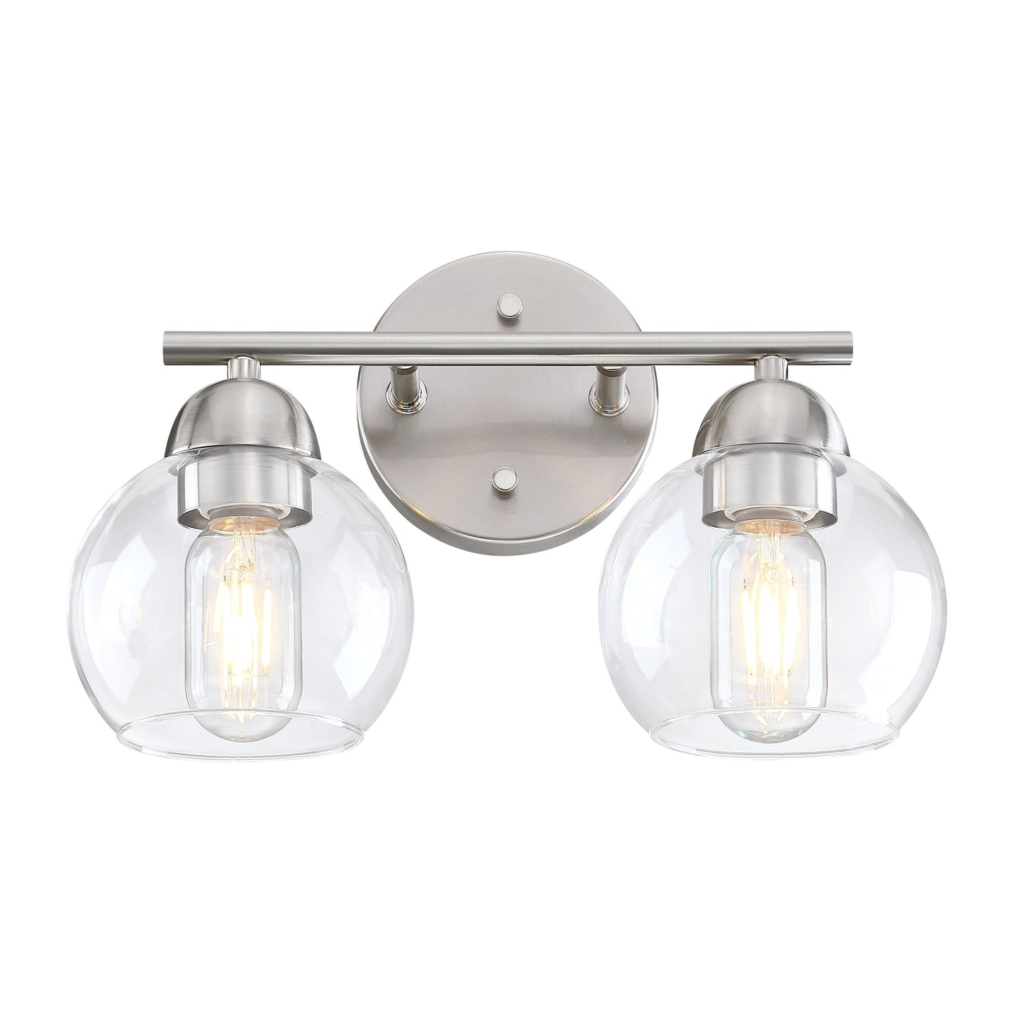 2-Light Vintage Bathroom Vanity Light Fixtures