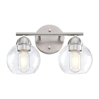 2-Light Vintage Bathroom Vanity Light Fixtures