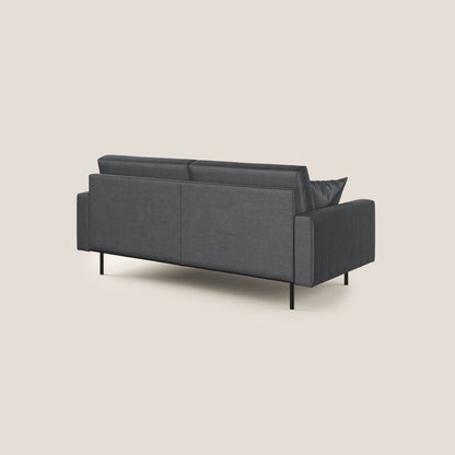 Arthur divano moderno in velluto morbido impermeabile T01 antracite