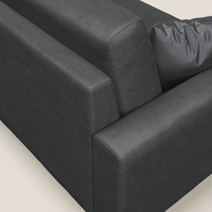 Arthur divano moderno in velluto morbido impermeabile T01 antracite