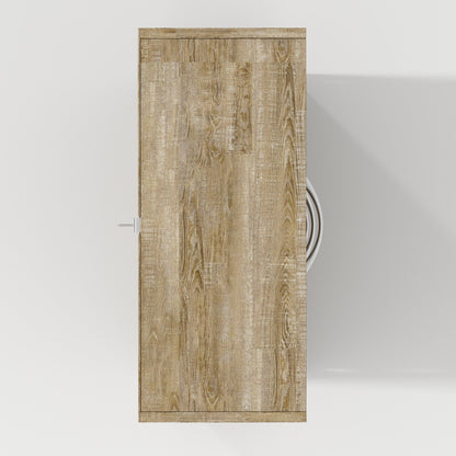 22.4 Shoe Storage Cabinet with 3 Flip Drawers Wood/ Grey by Kerrogee