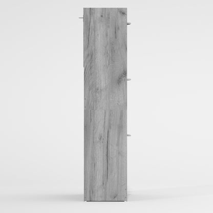 22.4 Shoe Storage Cabinet with 3 Flip Drawers Wood/ Grey by Kerrogee