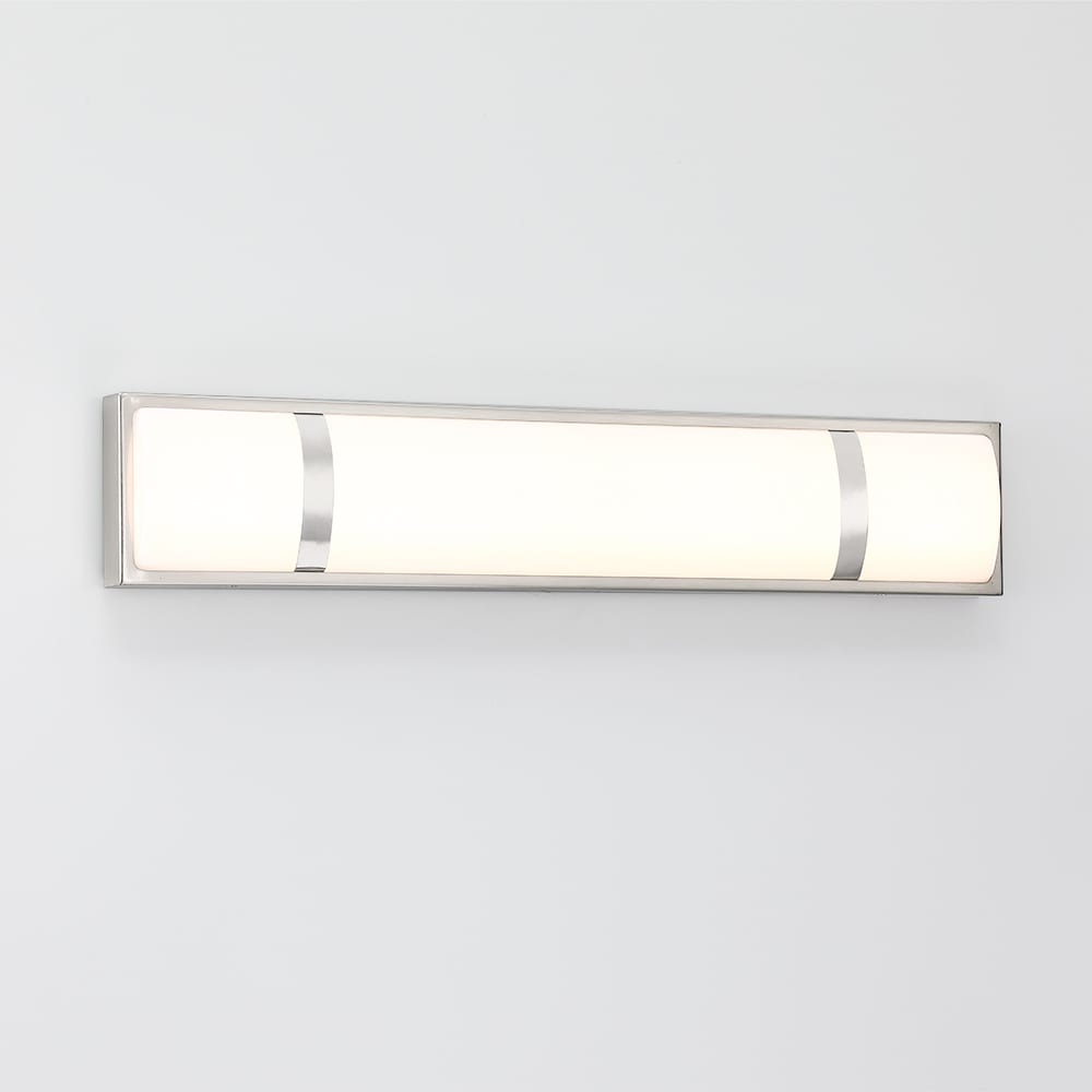 Brushed Nickel Modern/Contemporary LED Vanity Light Bar - 24W