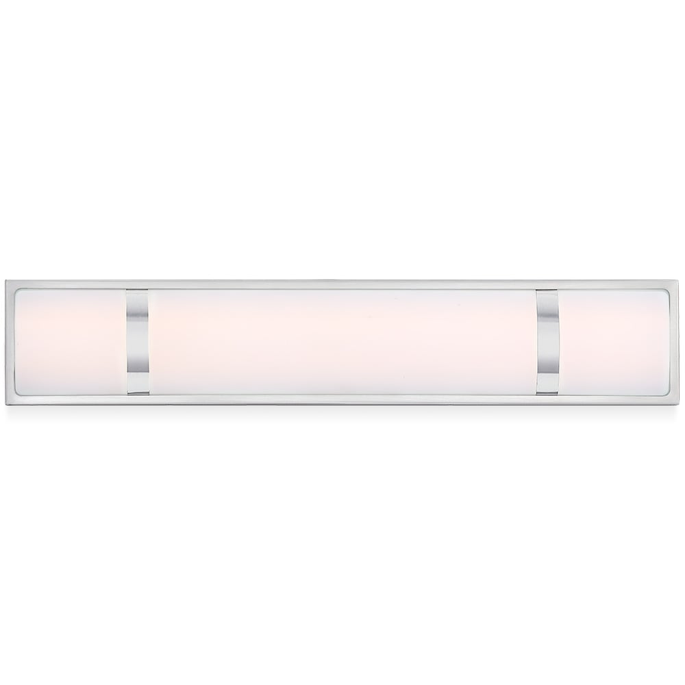 Brushed Nickel Modern/Contemporary LED Vanity Light Bar - 24W