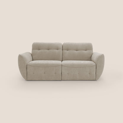 Cerbero divano 2 e 3 posti in morbido bouclé impermeabile T07 beige