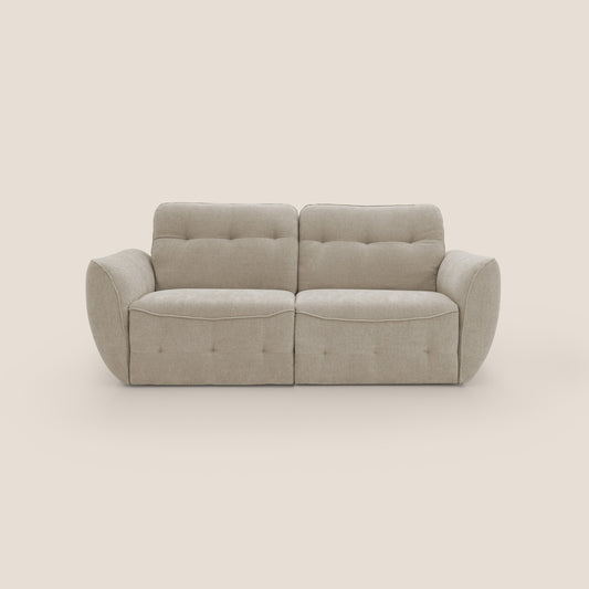 Cerbero divano 2 e 3 posti in morbido bouclé impermeabile T07 beige