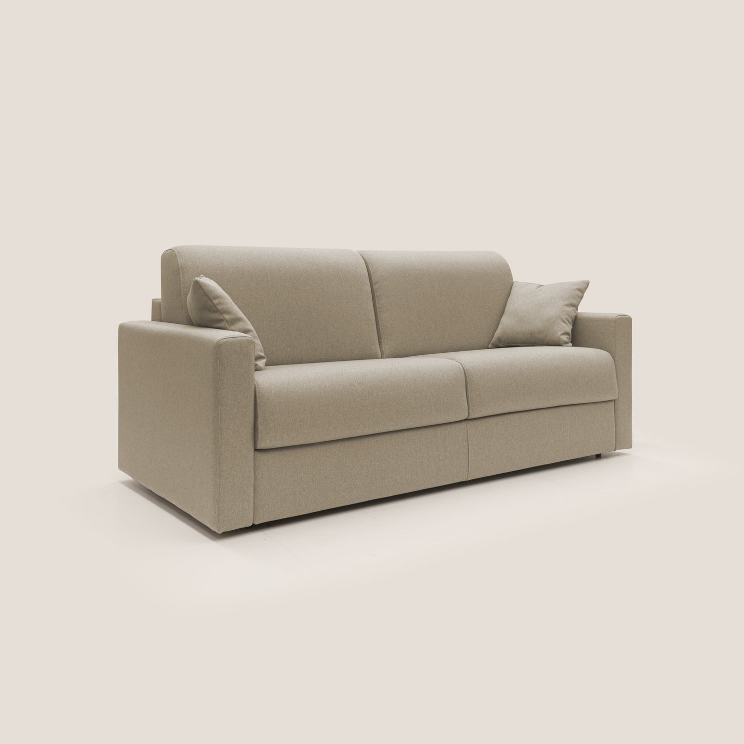 Chris Divano letto matrimoniale in tessuto impermeabile T13 beige