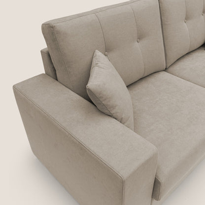 Divano Giove in morbido tessuto impermeabile T02 beige