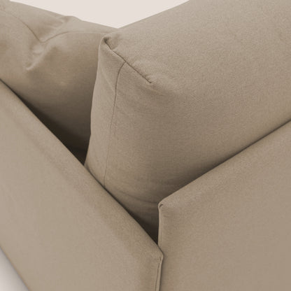 Brera Divano duplex con doppio letto in tessuto simil cotone impermeabile T13 beige