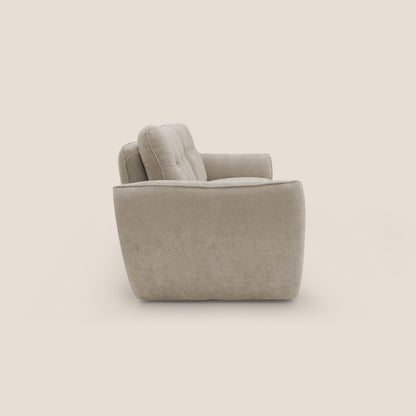 Cerbero divano 2 e 3 posti in morbido bouclé impermeabile T07 beige