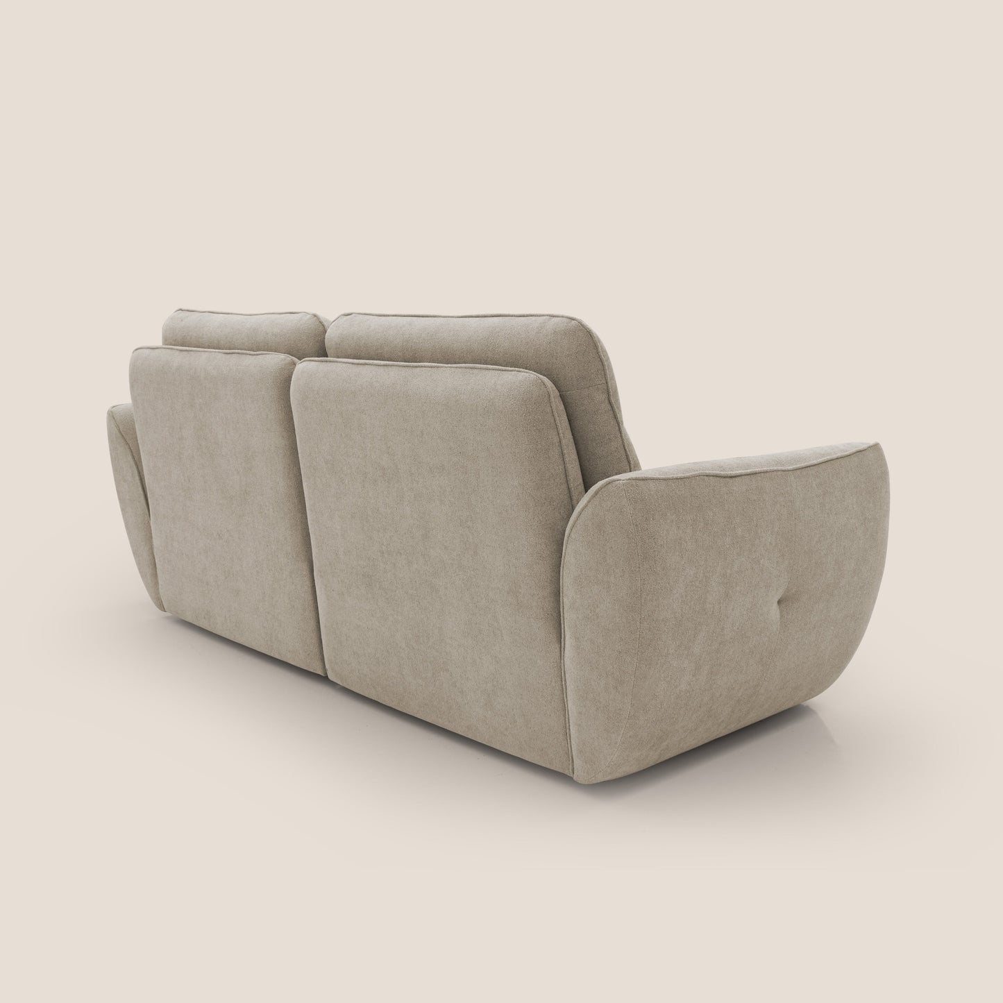 Cerbero divano 2 e 3 posti in morbido bouclé impermeabile T07 beige