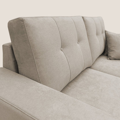 Divano Giove in morbido tessuto impermeabile T02 beige