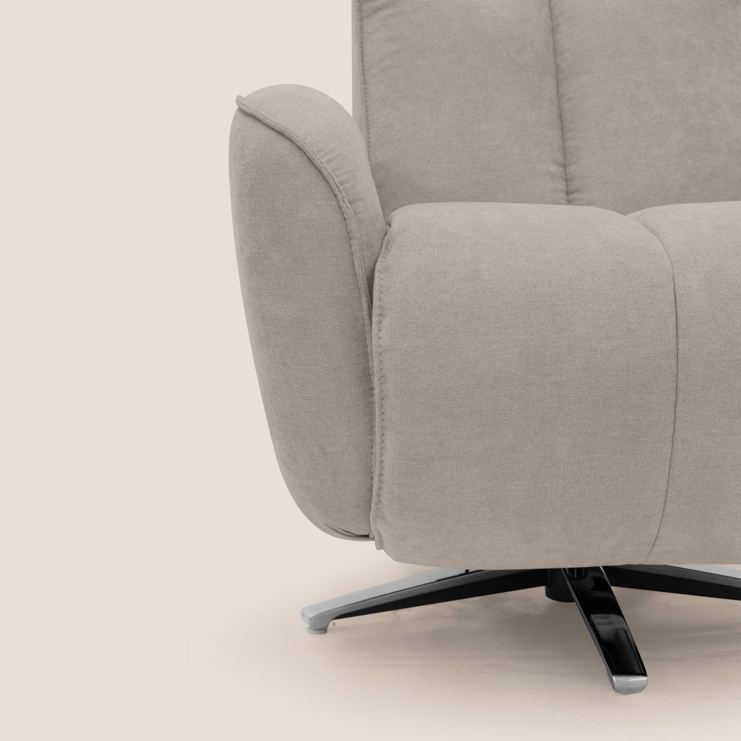 Poltroncina EVA RELAX in morbido tessuto impermeabile T02 beige