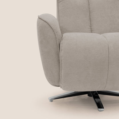 Poltroncina EVA RELAX in morbido tessuto impermeabile T02 beige