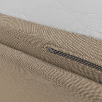 Durini Divano duplex con doppio letto in tessuto simil cotone impermeabile T13 beige 