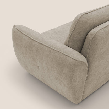 Cerbero divano 2 e 3 posti in morbido bouclé impermeabile T07 beige