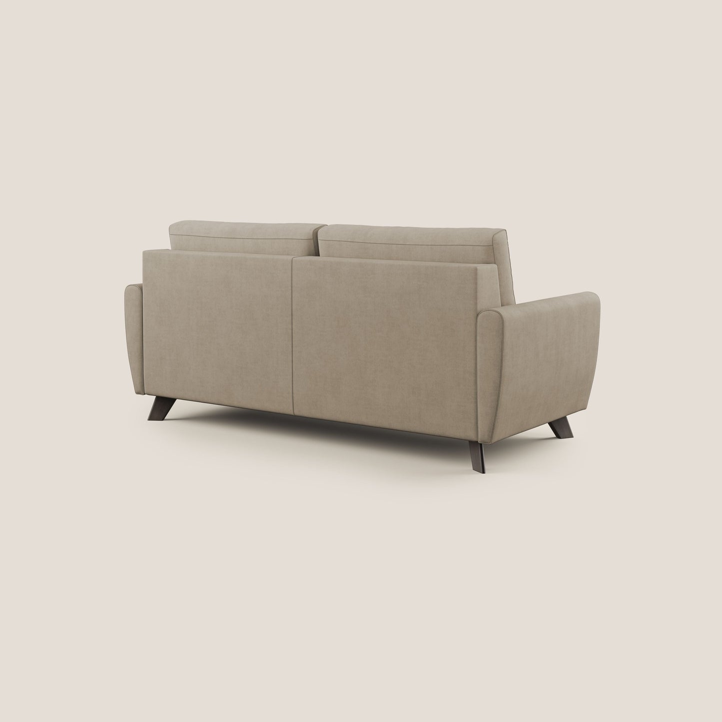 Callisto Divano letto matrimoniale in tessuto morbido impermeabile T02 beige