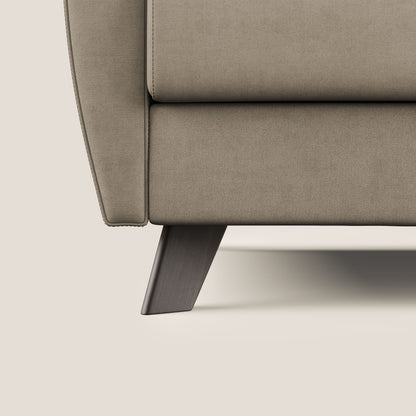 Callisto Divano letto matrimoniale in tessuto morbido impermeabile T02 beige