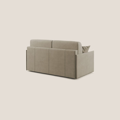 Evans Divano letto in morbido tessuto impermeabile T02 beige