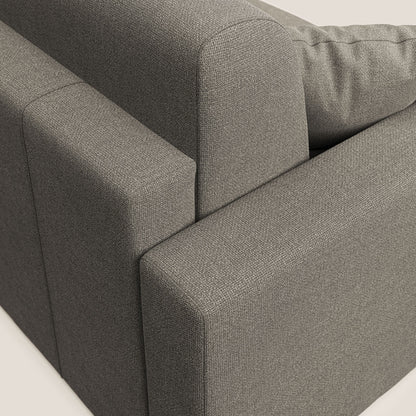 Best Divano letto angolare con penisola in tessuto smacchiabile QuickClean T08 tortora