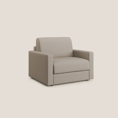 Chris poltrona letto in tessuto impermeabile T13 beige