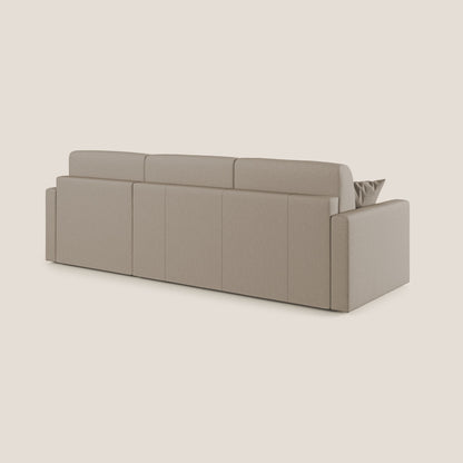 Chris Divano letto angolare 5 posti in tessuto impermeabile T13 beige