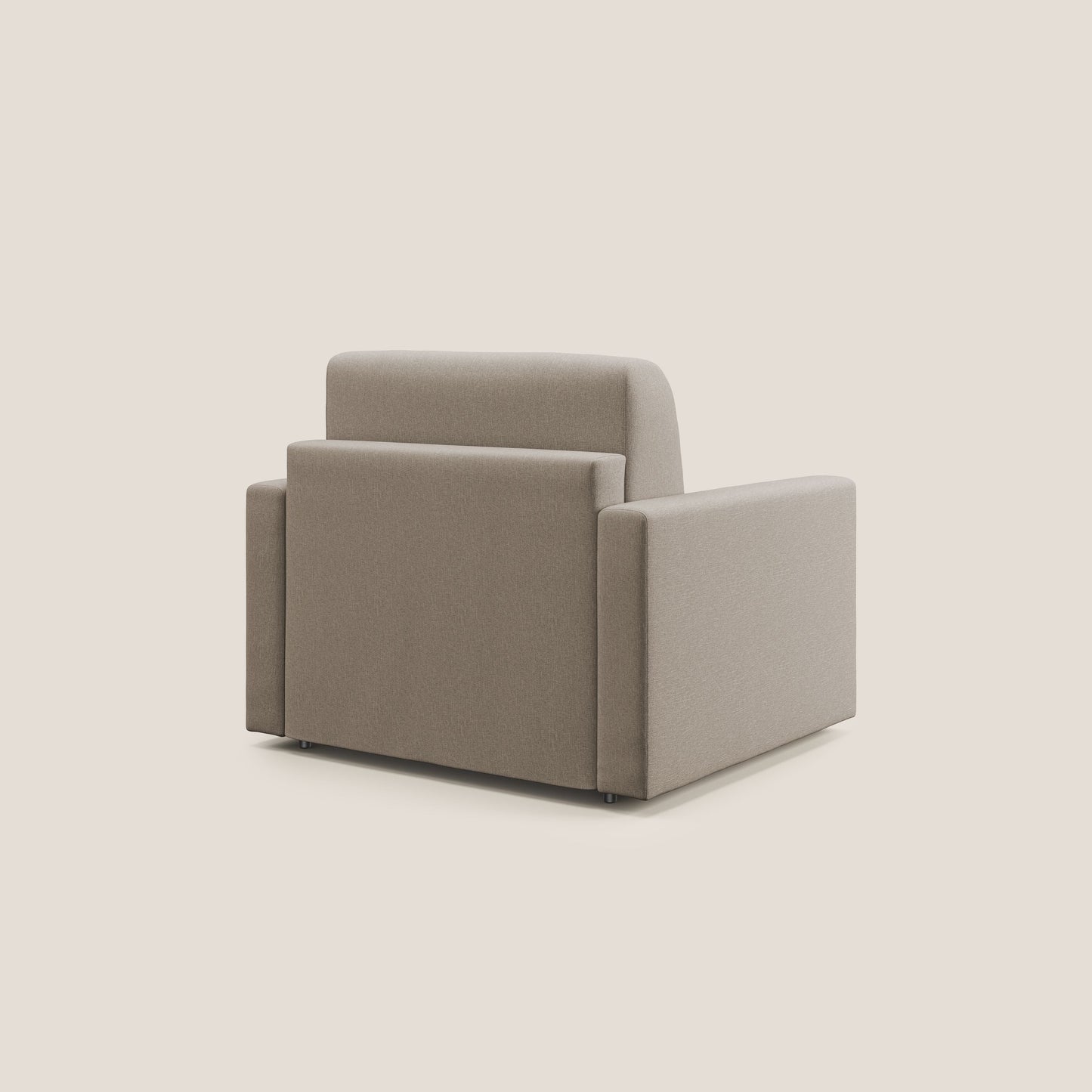 Chris poltrona letto in tessuto impermeabile T13 beige