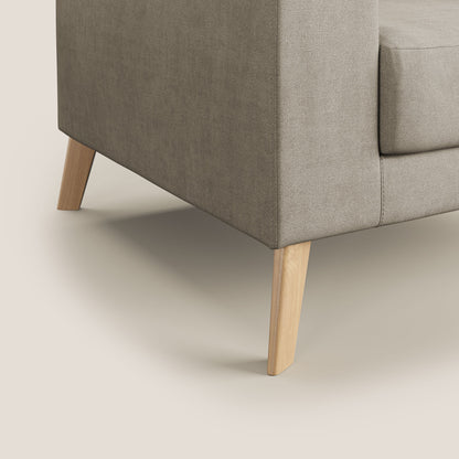 Poltroncina danese in tessuto morbido impermeabile T02 beige