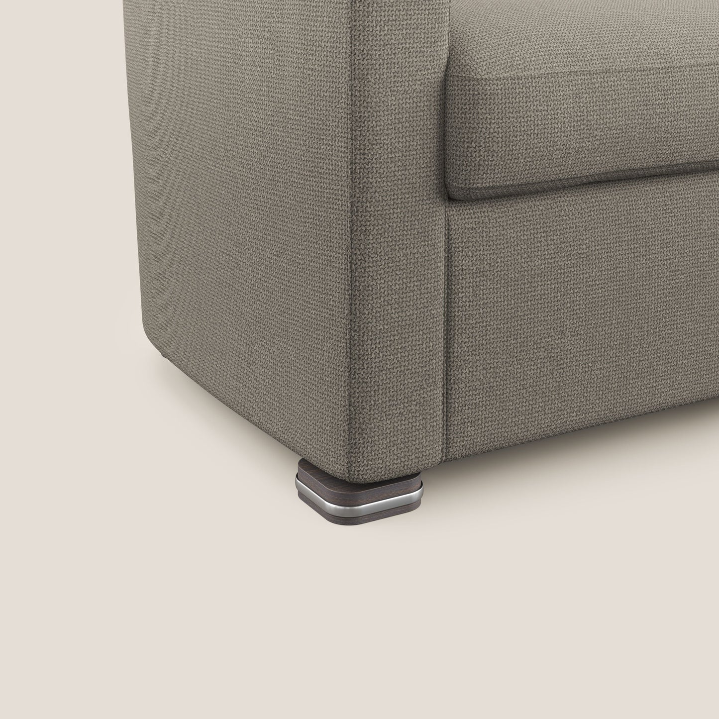 Cloe Poltroncina in tessuto smacchiabile con acqua QuickClean T08 tortora