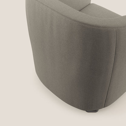 Cloe Poltroncina in tessuto smacchiabile con acqua QuickClean T08 tortora