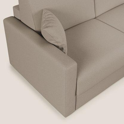 Chris Divano letto angolare 5 posti in tessuto impermeabile T13 beige