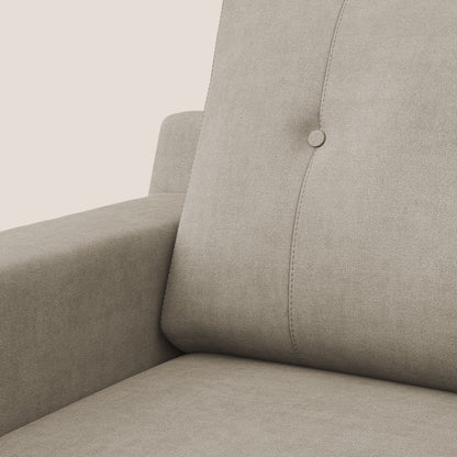 Poltroncina danese in tessuto morbido impermeabile T02 beige