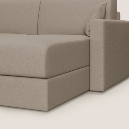 Chris Divano letto angolare 5 posti in tessuto impermeabile T13 beige