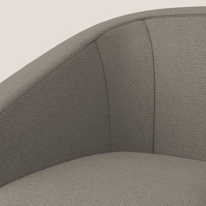 Cloe Poltroncina in tessuto smacchiabile con acqua QuickClean T08 tortora