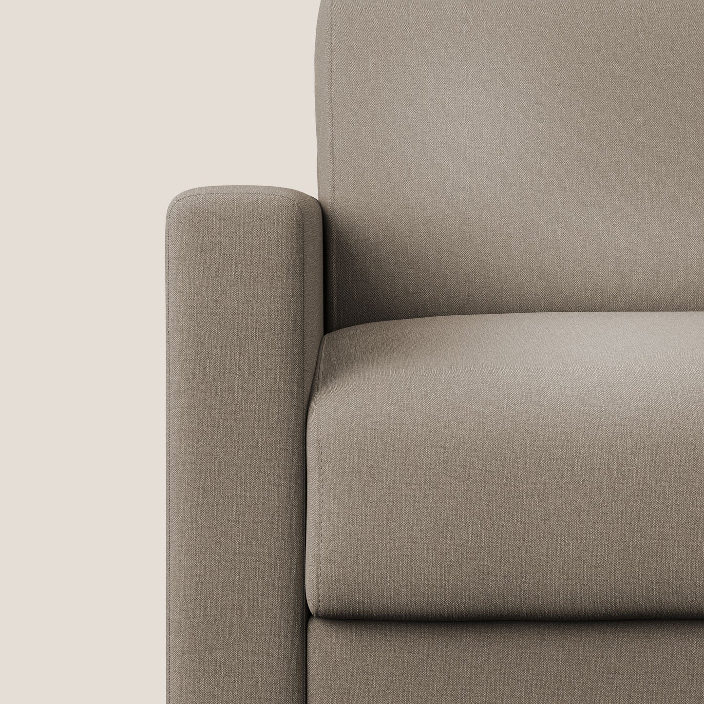 Chris poltrona letto in tessuto impermeabile T13 beige