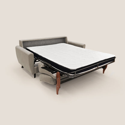 Callisto Divano letto matrimoniale in tessuto morbido impermeabile T02 beige