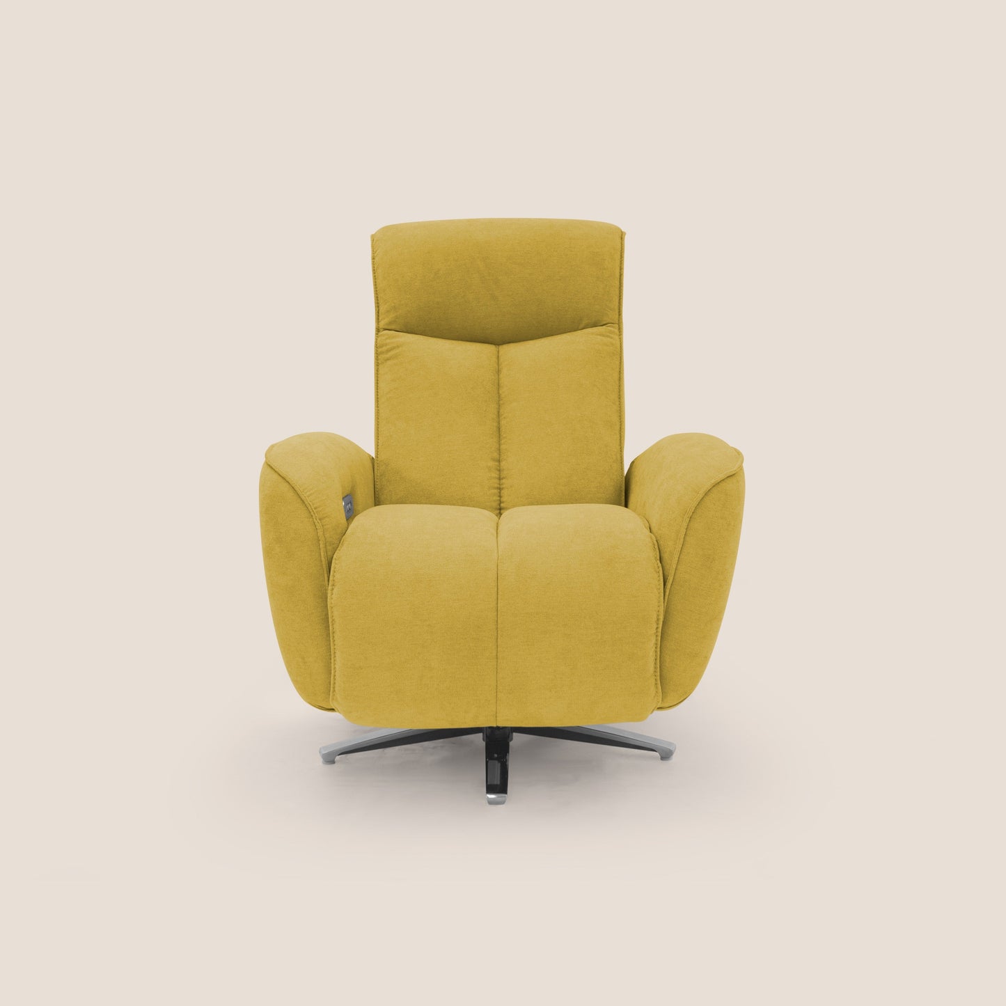 Poltroncina EVA RELAX in morbido tessuto impermeabile T02 giallo