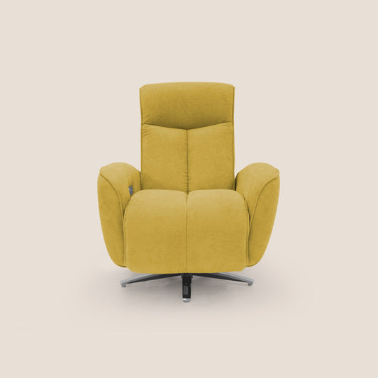 Poltroncina EVA RELAX in morbido tessuto impermeabile T02 giallo