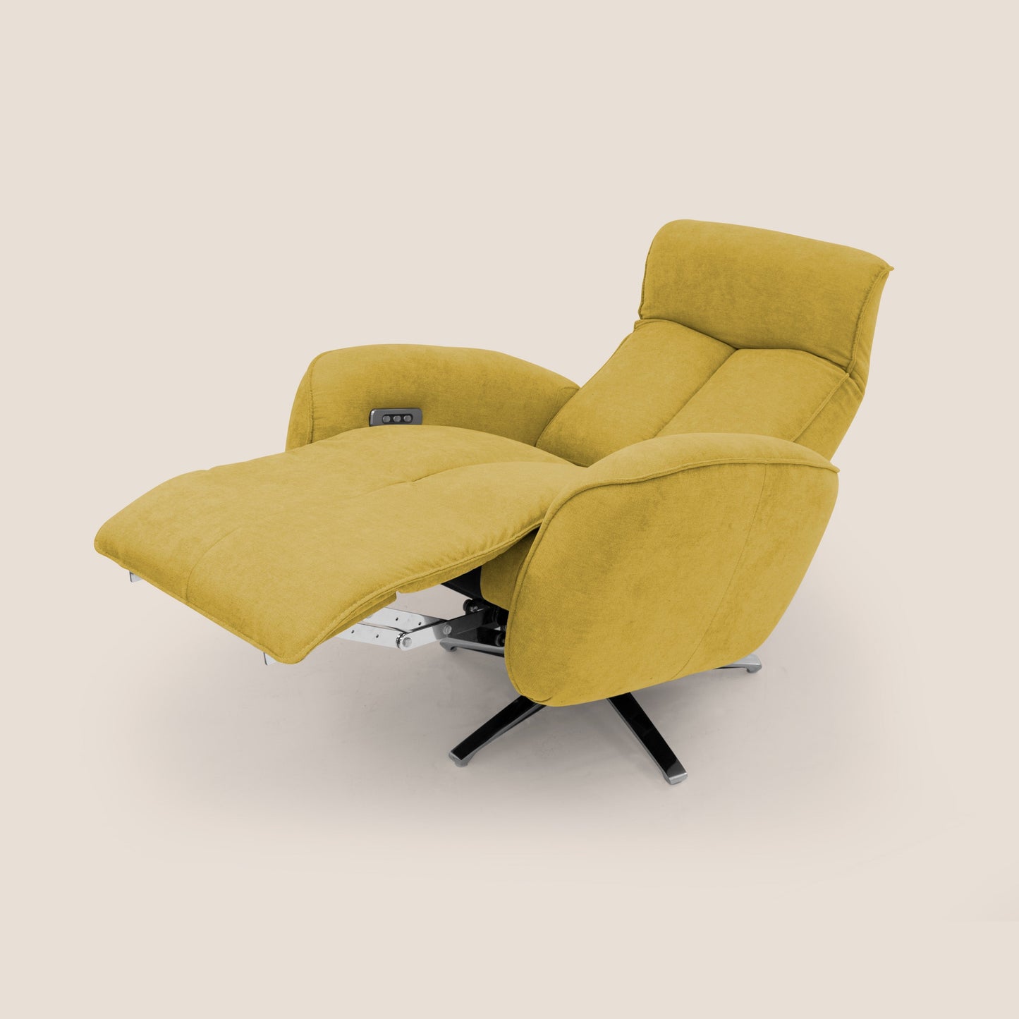 Poltroncina EVA RELAX in morbido tessuto impermeabile T02 giallo