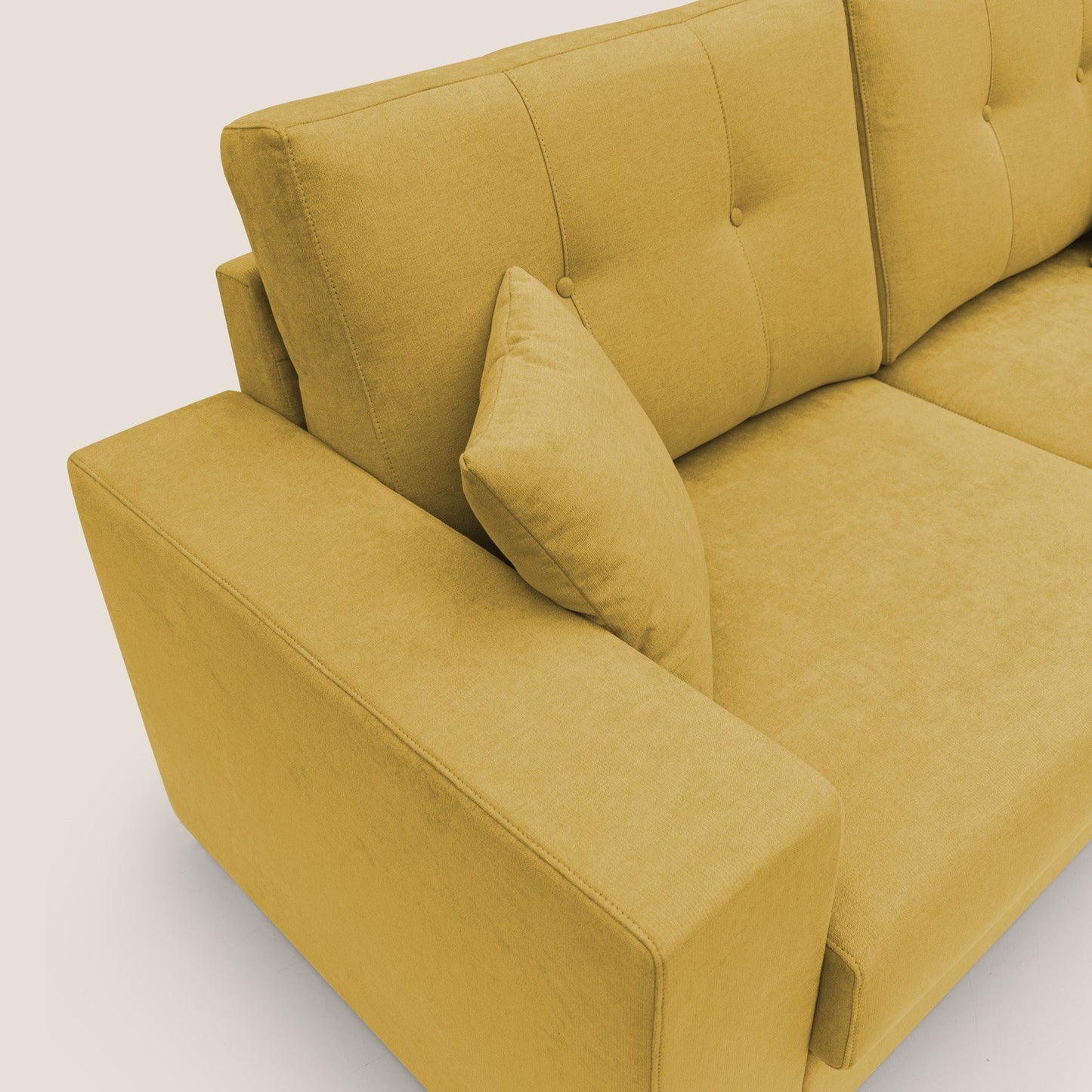 Giove divano in morbido tessuto impermeabile T02 giallo