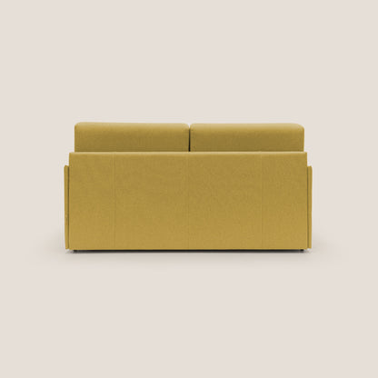 Evans Divano letto matrimoniale in tessuto impermeabile T13 giallo