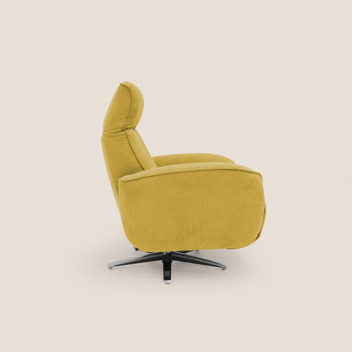 Poltroncina EVA RELAX in morbido tessuto impermeabile T02 giallo