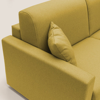 Chris Divano letto matrimoniale in tessuto impermeabile T13 giallo