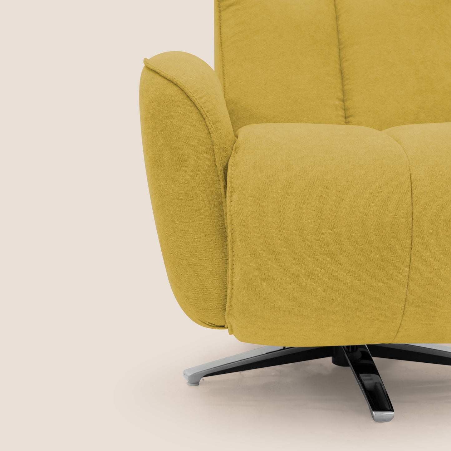 Poltroncina EVA RELAX in morbido tessuto impermeabile T02 giallo