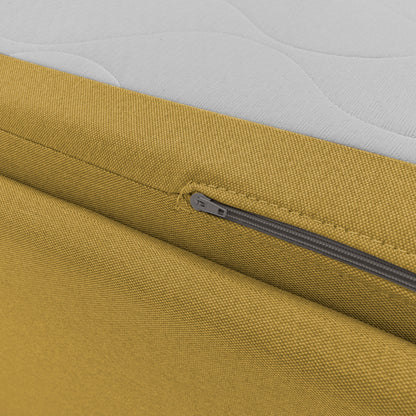 Durini Divano duplex con doppio letto in tessuto simil cotone impermeabile T13 giallo 