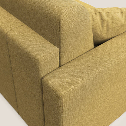 Best Divano letto matrimoniale in tessuto smacchiabile QuickClean T08 giallo