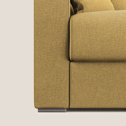 Best Divano letto matrimoniale in tessuto smacchiabile QuickClean T08 giallo