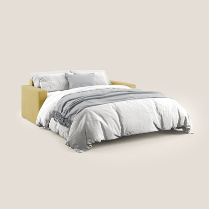 Miglior Divano letto matrimoniale in tessuto impermeabile T02 giallo