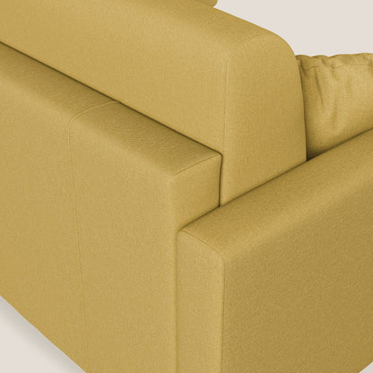 Chris Divano letto angolare 5 posti in tessuto impermeabile T13 giallo